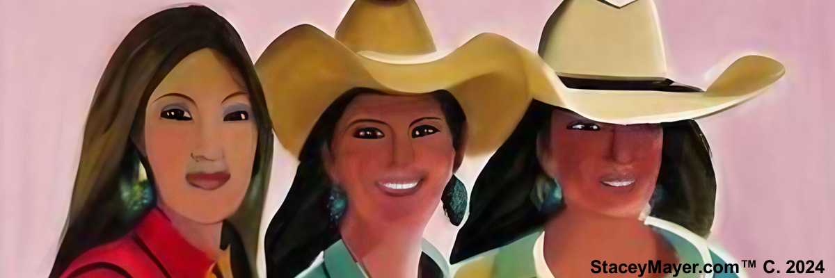 Watching the Rodeo, by Stacey Mayer C. 2024