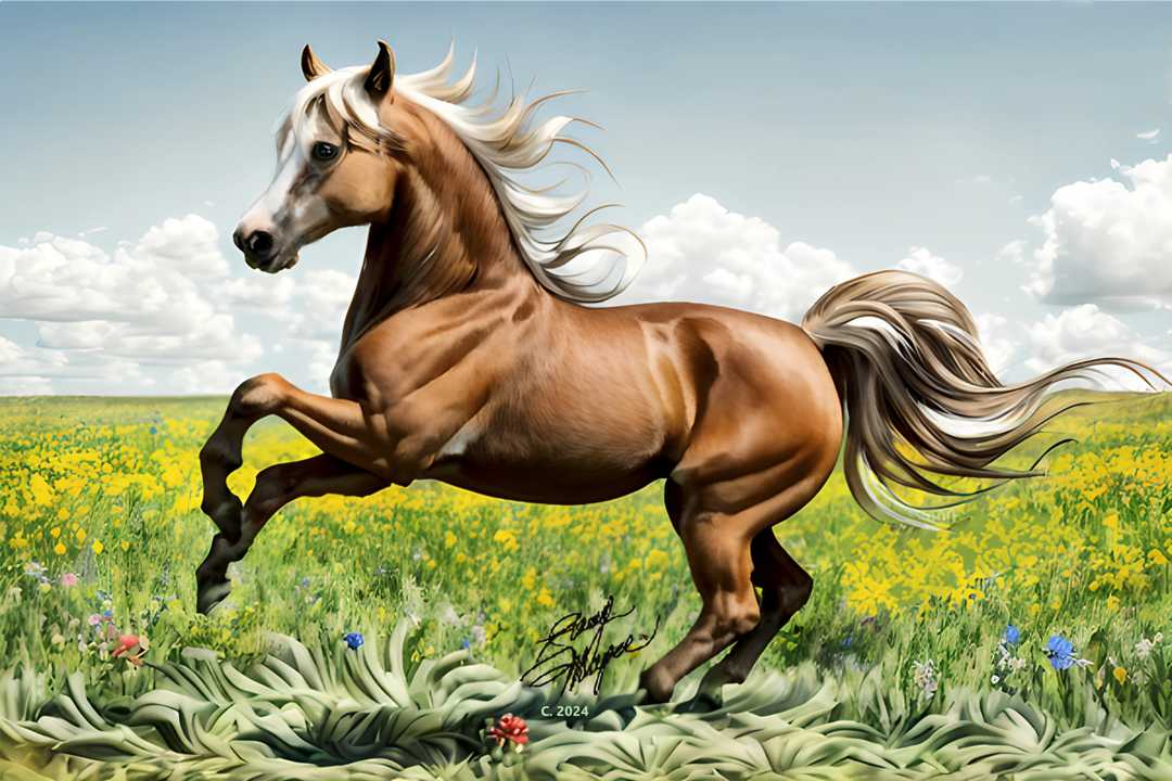 Stacey's Miniature Horse - brought to you by AWhiteHorse.com™ Free Online Coloring Pages