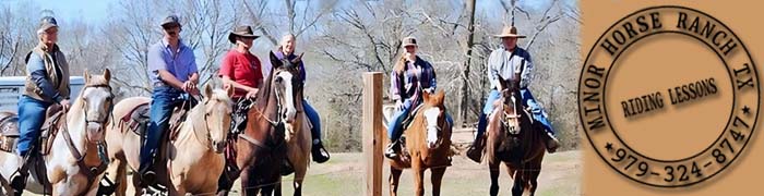 Minor Horse Ranch - family riding horses texas