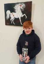 3 arabian horse spirit benjamin artshow 2025